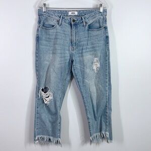JBD by just black denim distressed straight leg jeans size 28